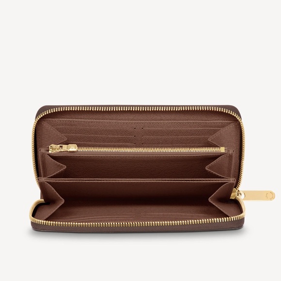 💯 AUTHENTIC Louis Vuitton DAMIER EBENE ZIPPY WALLET - Picture 2 of 3